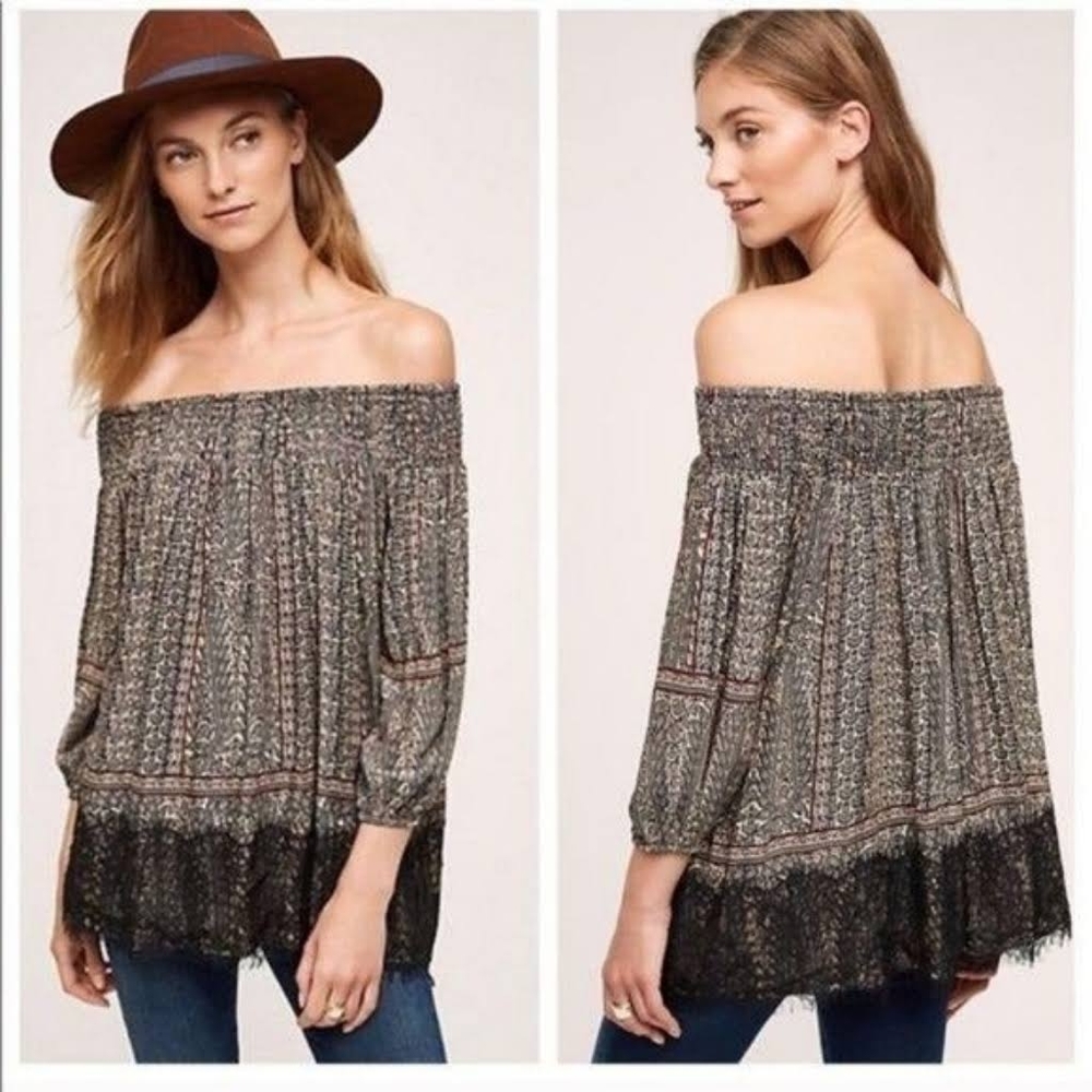Vanessa Virginia Augusta Off The Shoulder Blouse Medium